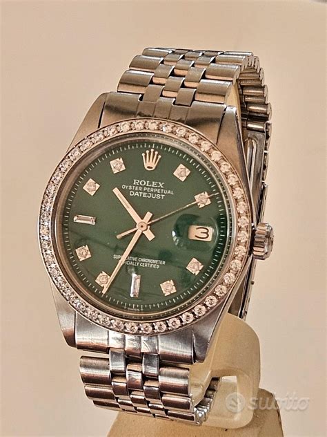 quadrante rolex a fiori|Rolex Datejust 36 Vintage DateJust 1601 quadrante argento full set.